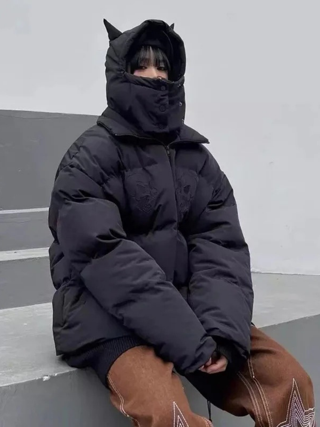Devil Horn Puffer Jacket