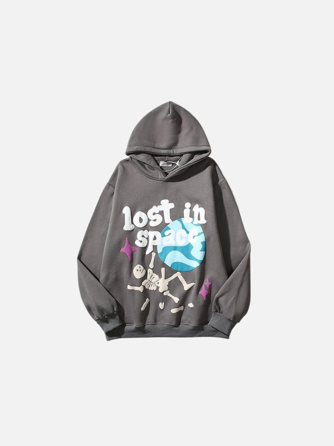 Plenty Of Sunshine Hoodie, Foam Print Streetwear Unisex Pullover Hoodie