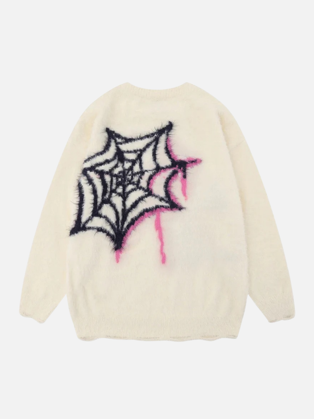 Spider x Star Fluffy Knitted Sweatshirt