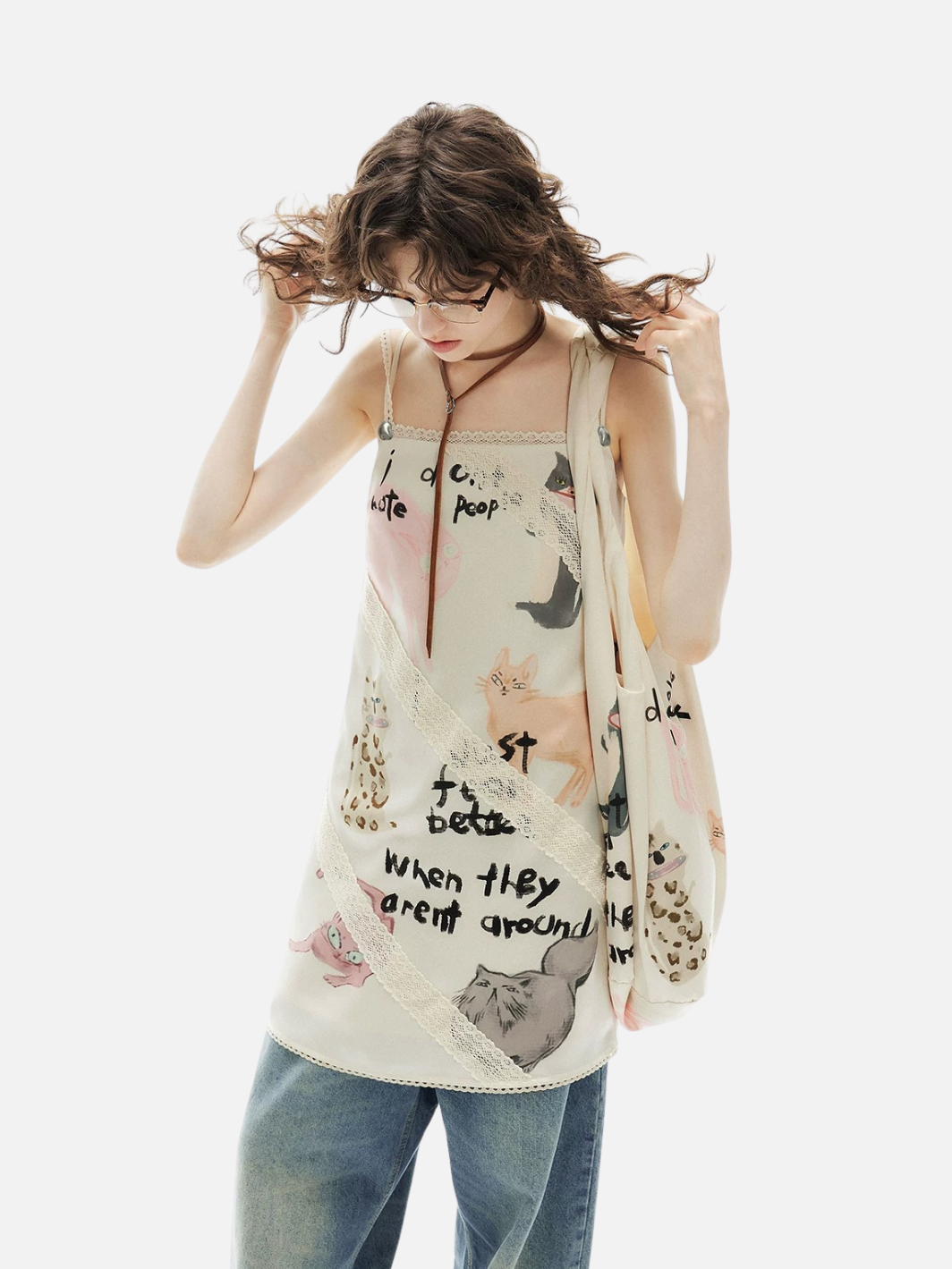 Scratchscript Slip Dress