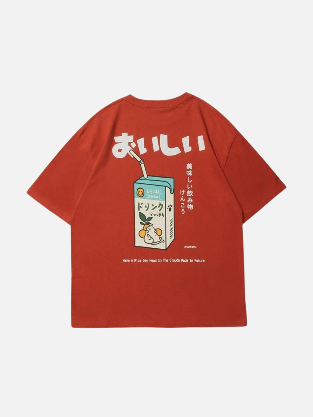 Japanese T-Shirt Kanji Drink