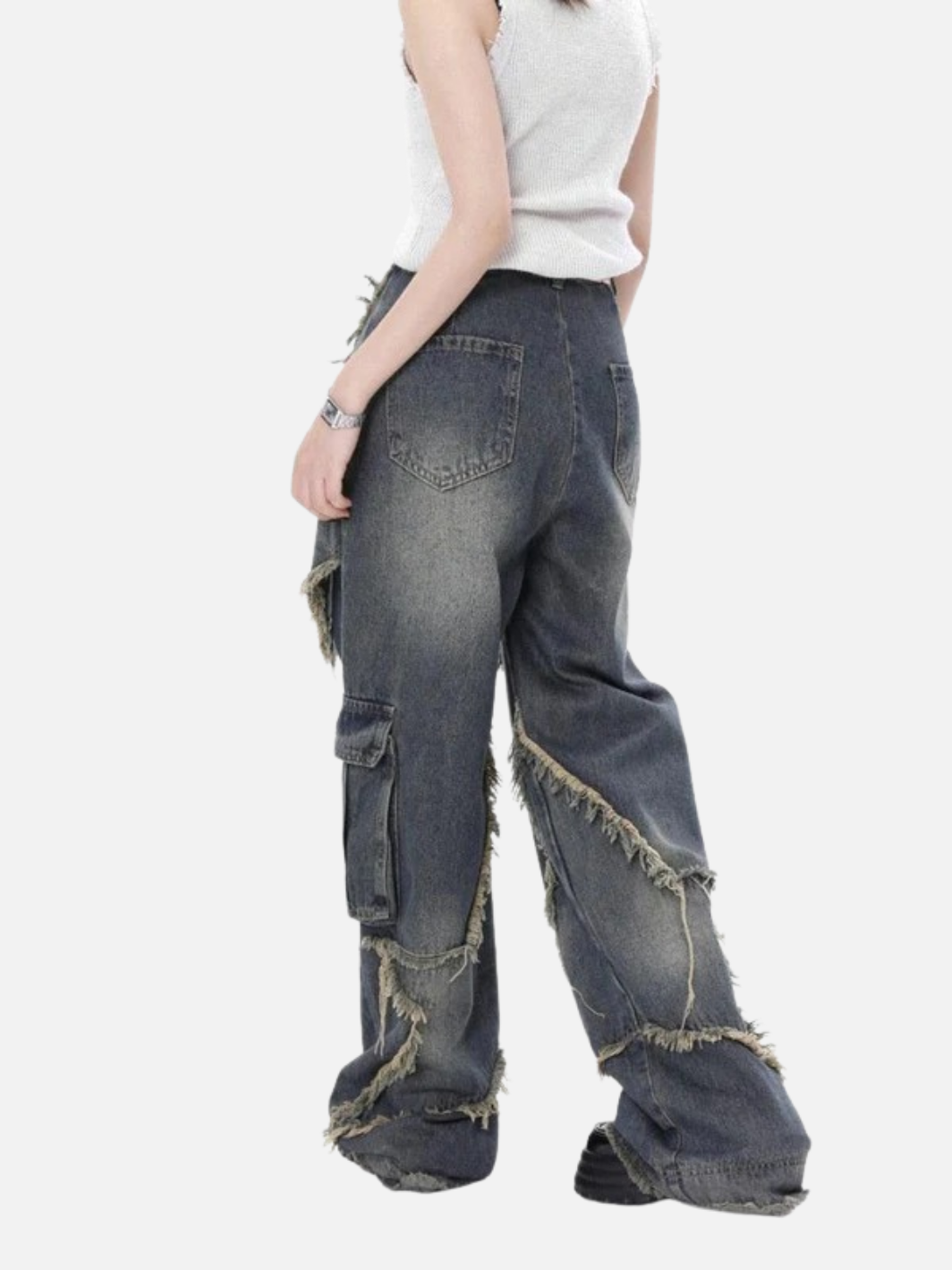 Star Wide Leg Jeans