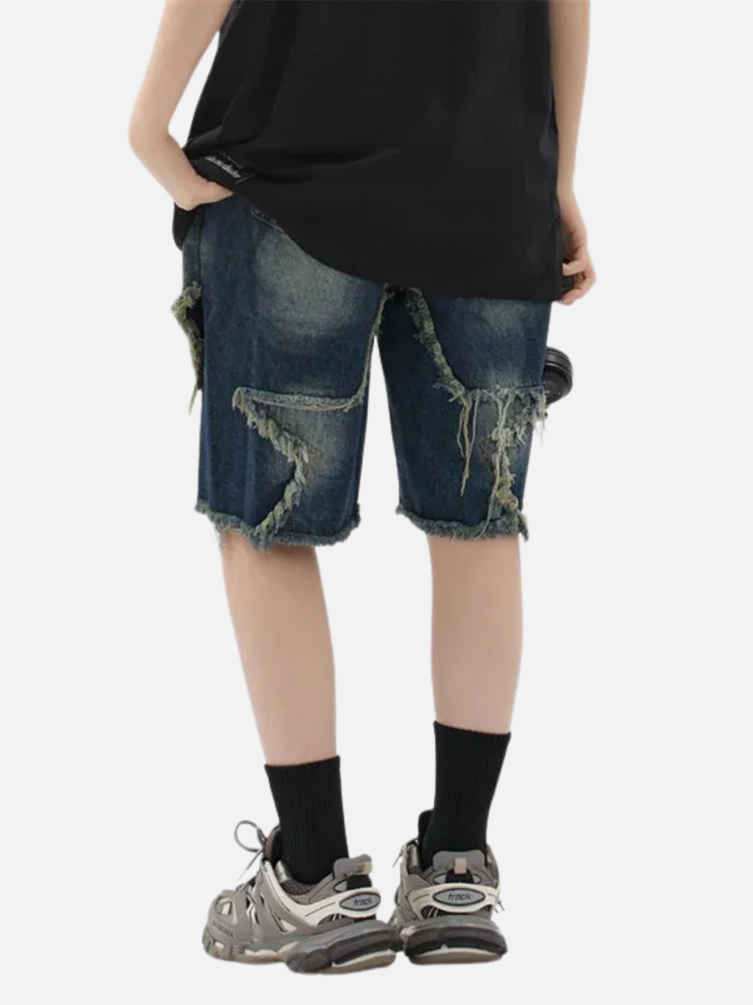 Vintage Tassel Star Denim Shorts