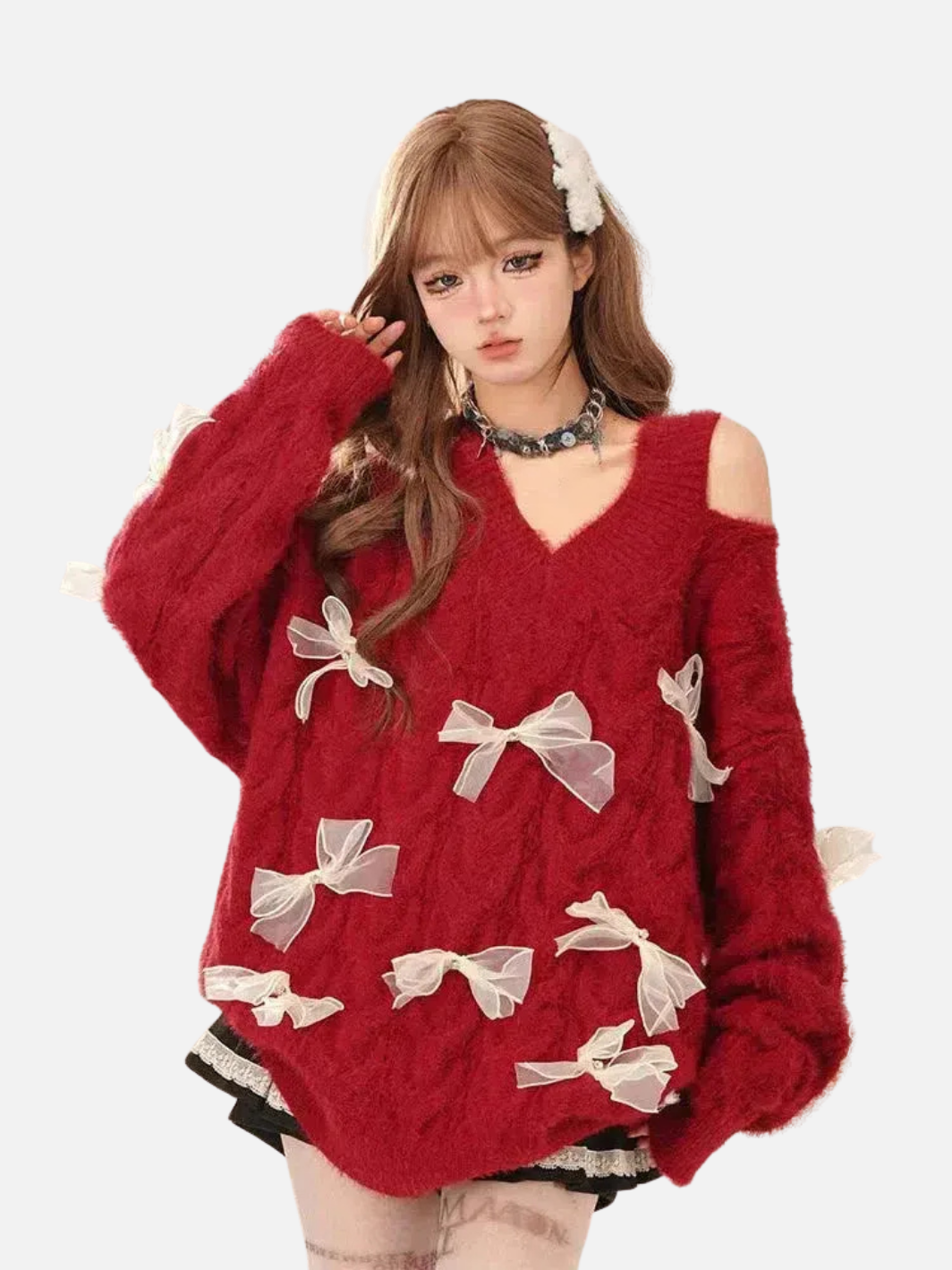 Velvet Cut Reverie Sweater