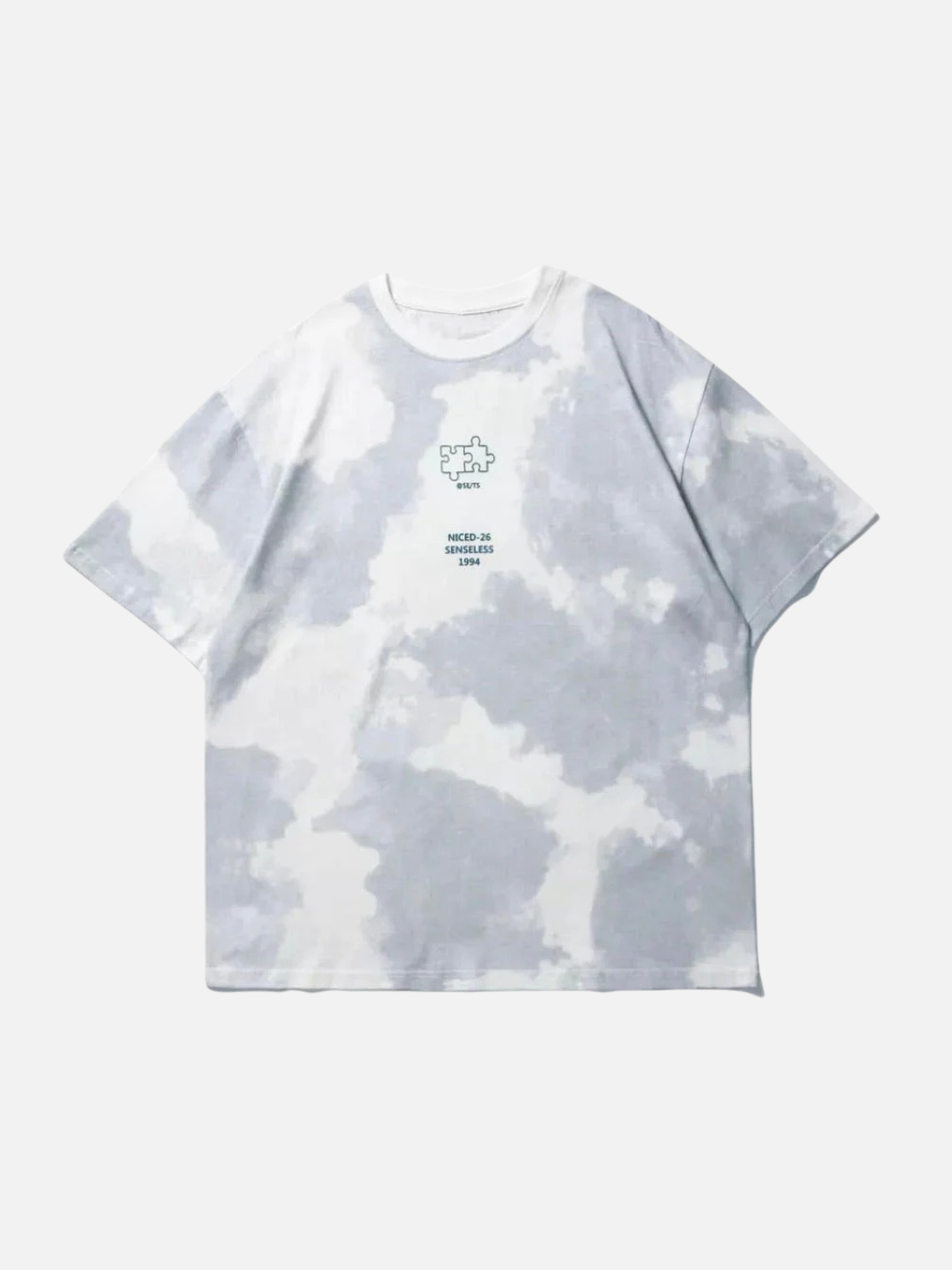 Puzzle Piece Tie-Dye T-Shirt