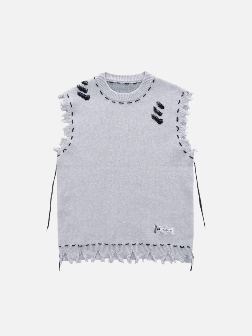 Distressed Knitted Vest