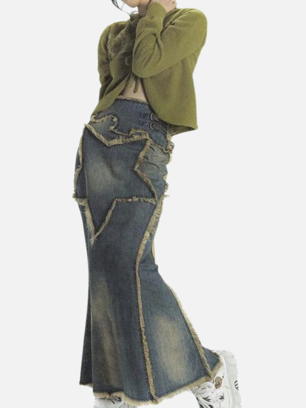 Vintage Star Maxi Skirt