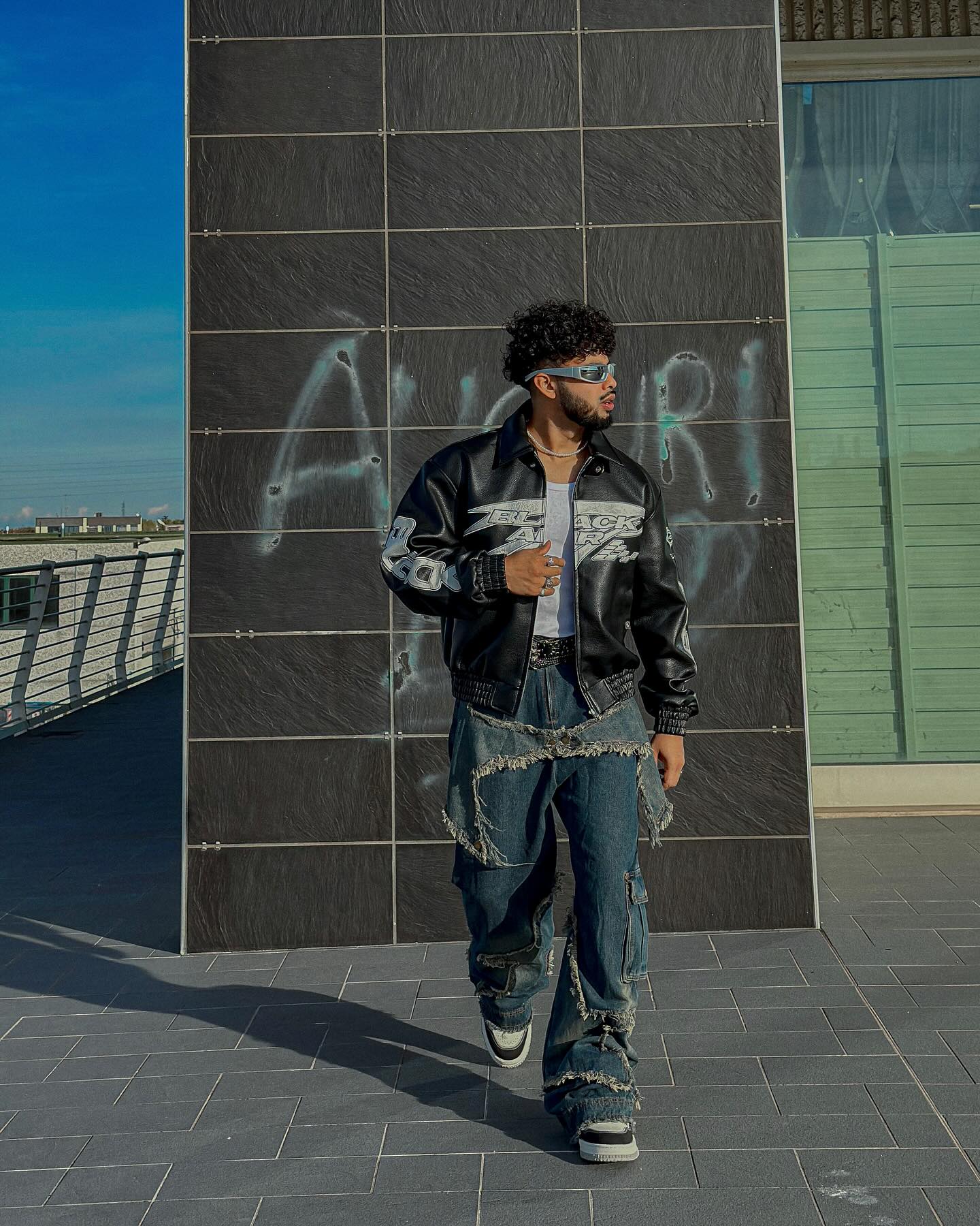 American Vintage Street PU Leather Jacket