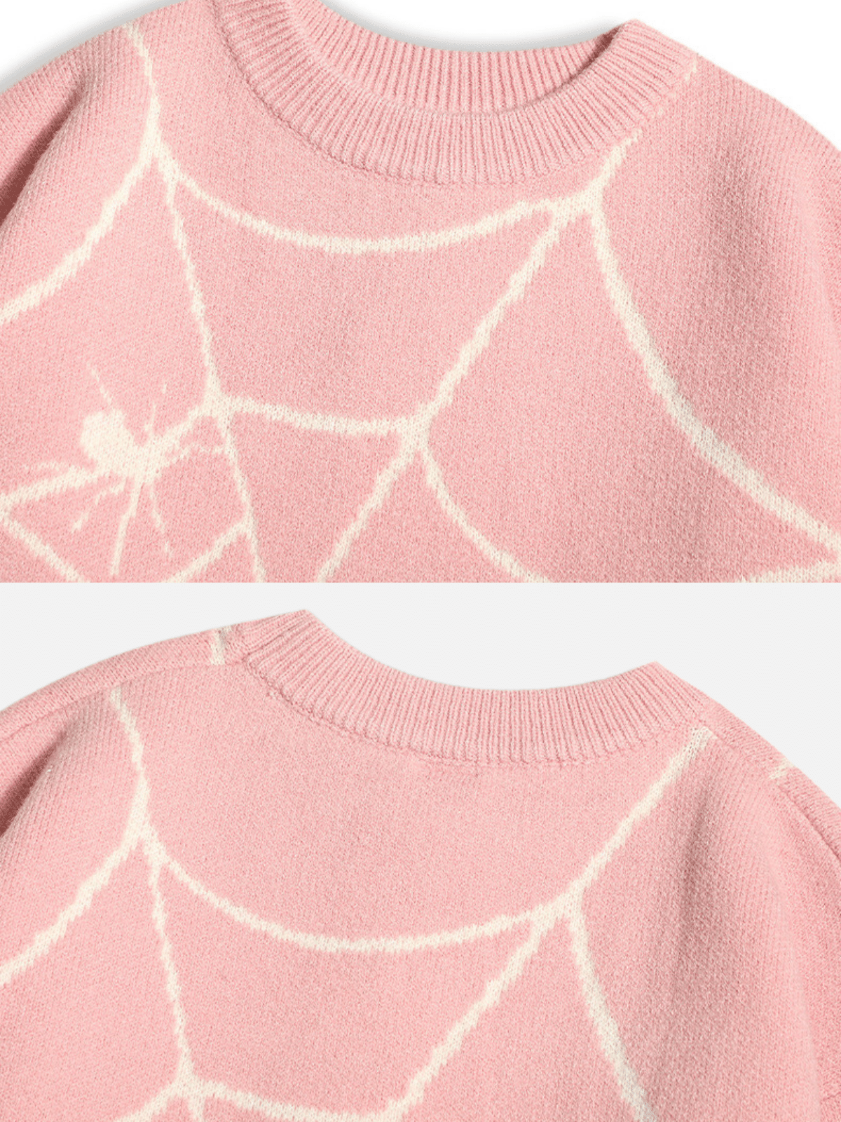 SPIDER WEB - Oversized Graphic Sweater