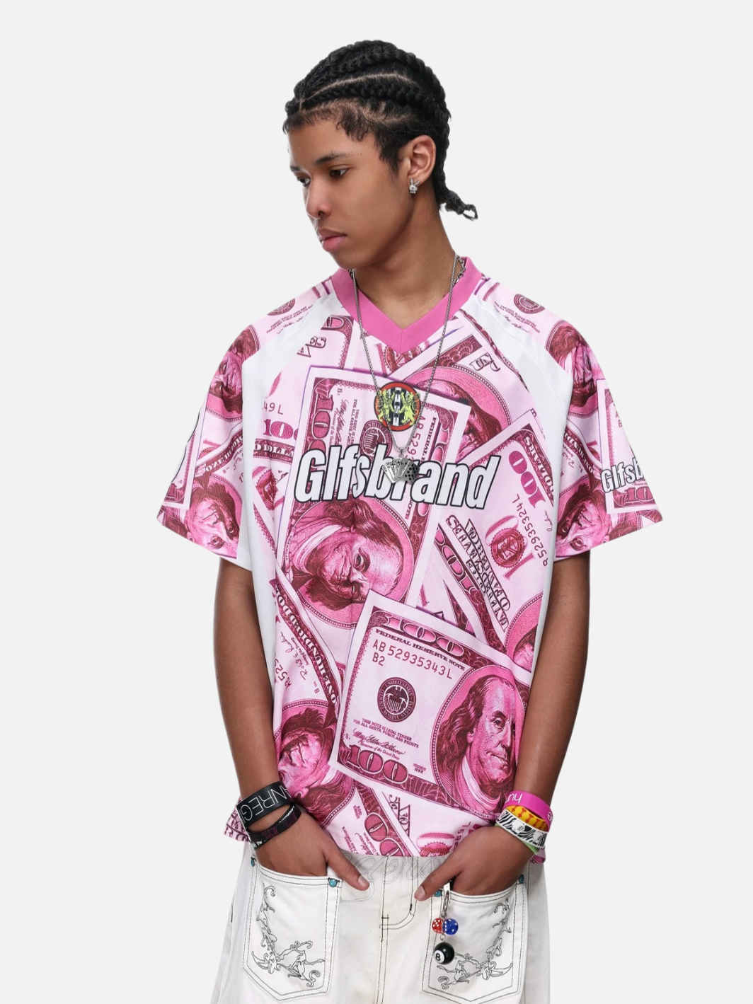 Outlaw Money Print Jersey