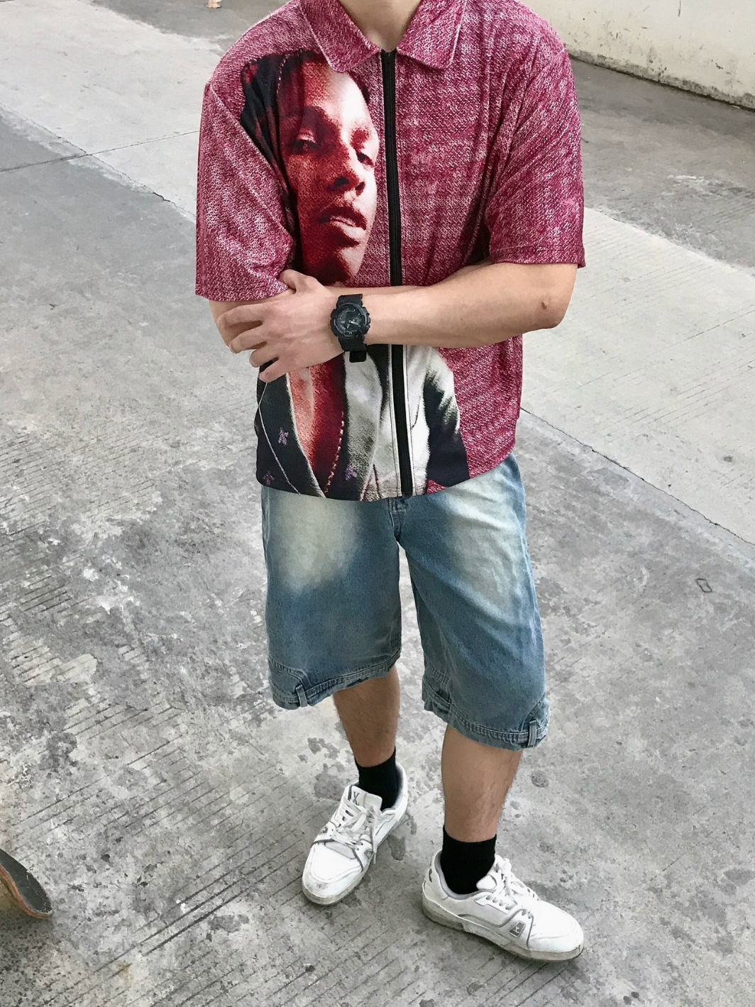 Vice Portrait Zip Shirt