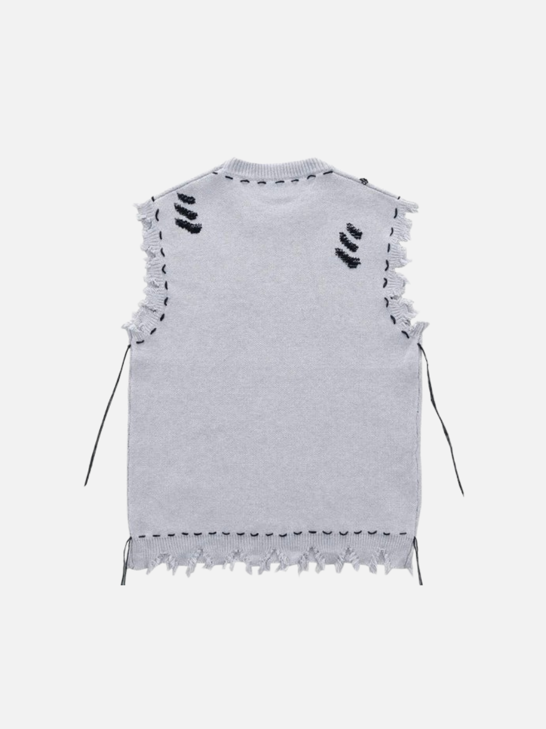 Distressed Knitted Vest