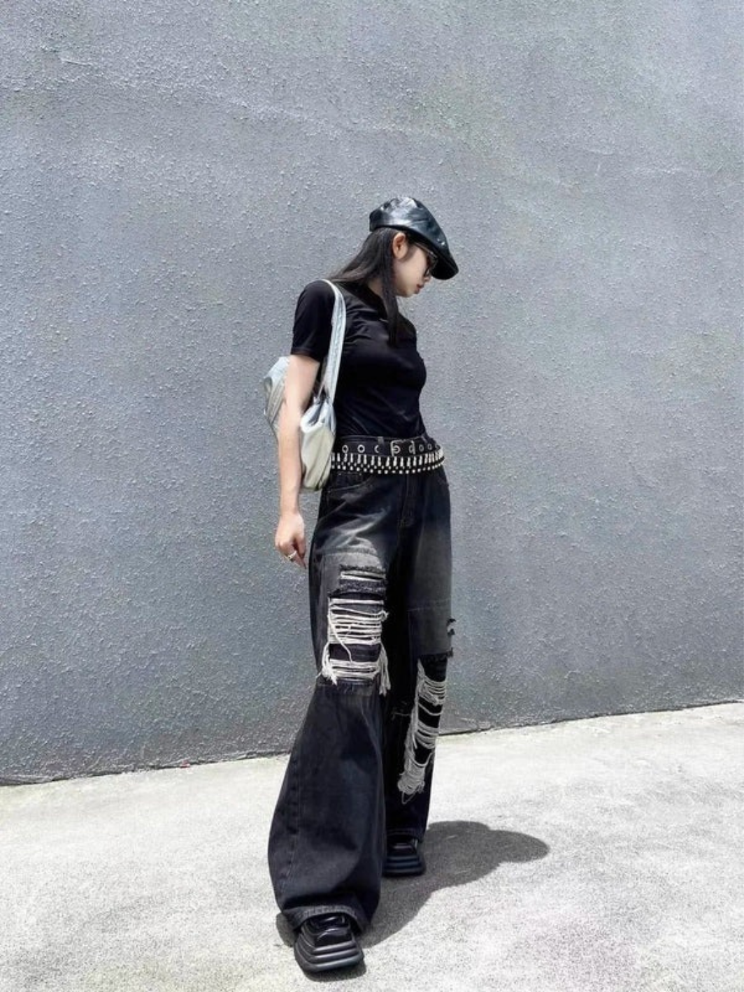 Y2k Aesthetic Gothic Women's Trousers