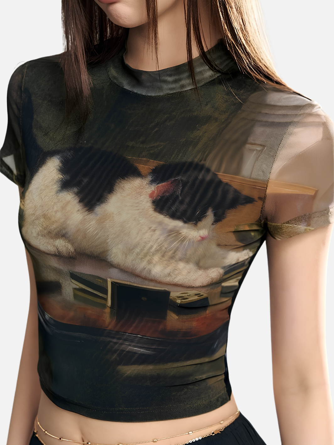 Velvet Hours Cat Tee