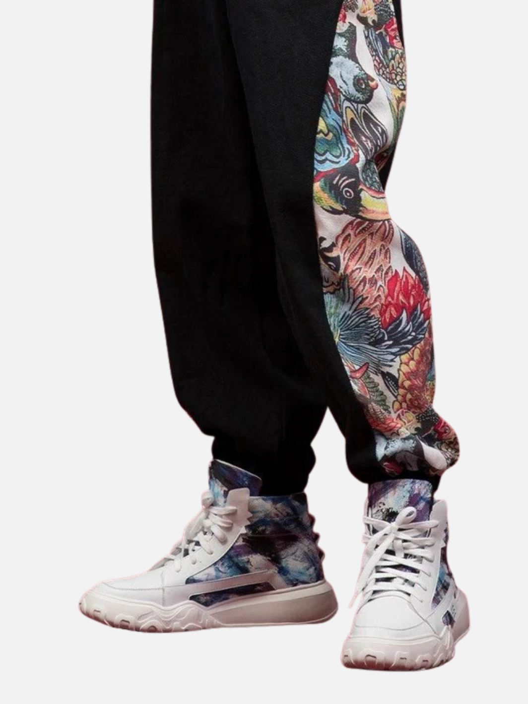 Cotton Pants - Colorful Animal Jungle Pattern