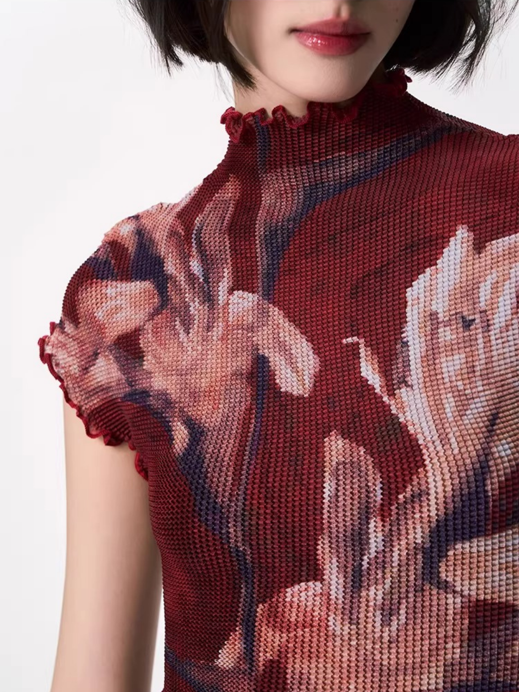 Crimson Static Shortsleeve