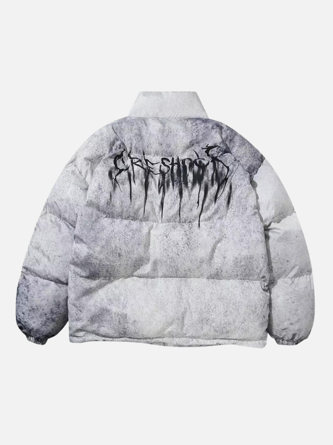 Graffiti Splash Puffer Jacket