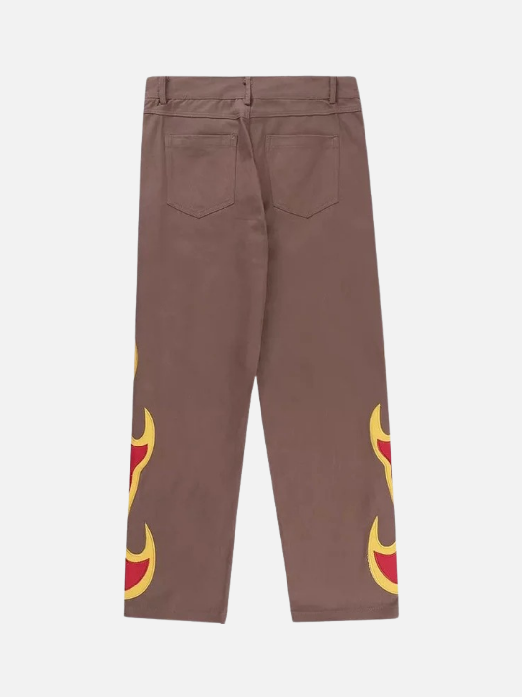 Flame Side Embroidered Pants