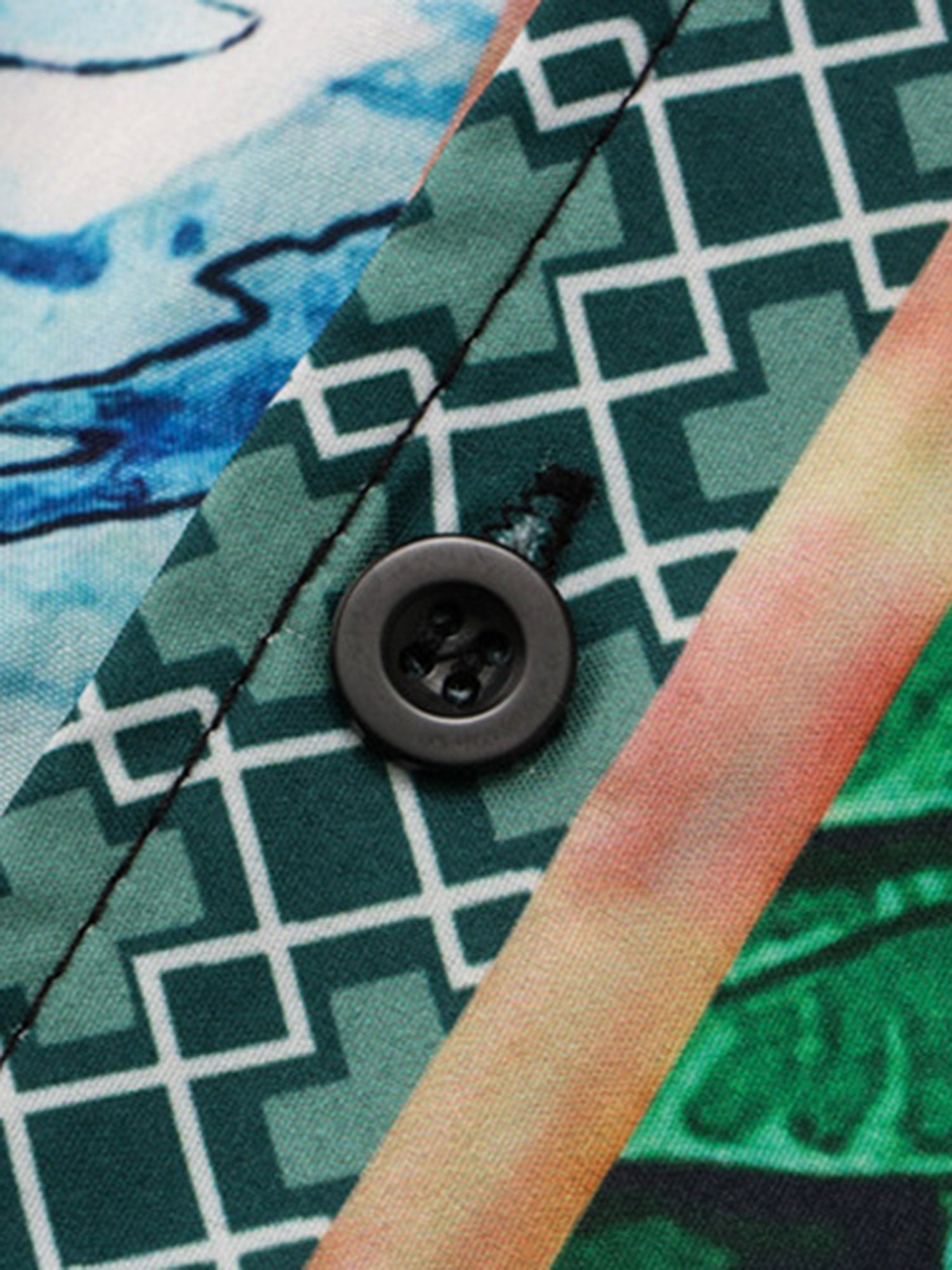 Mountain Coconut Grove Printed Hip-Hop Shirts Short Set