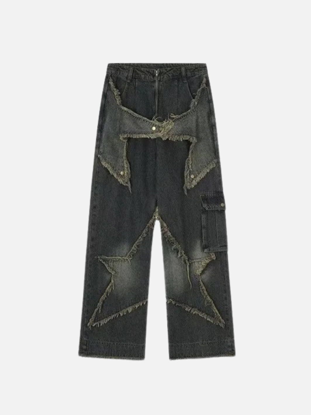 Star Wide Leg Jeans