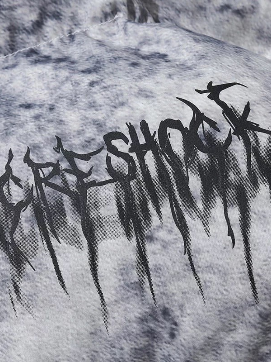 Graffiti Splash Puffer Jacket