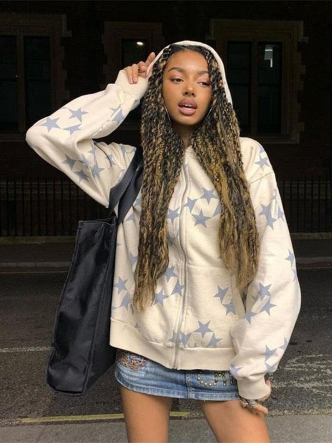 Vintage Star Graphic Hoodies