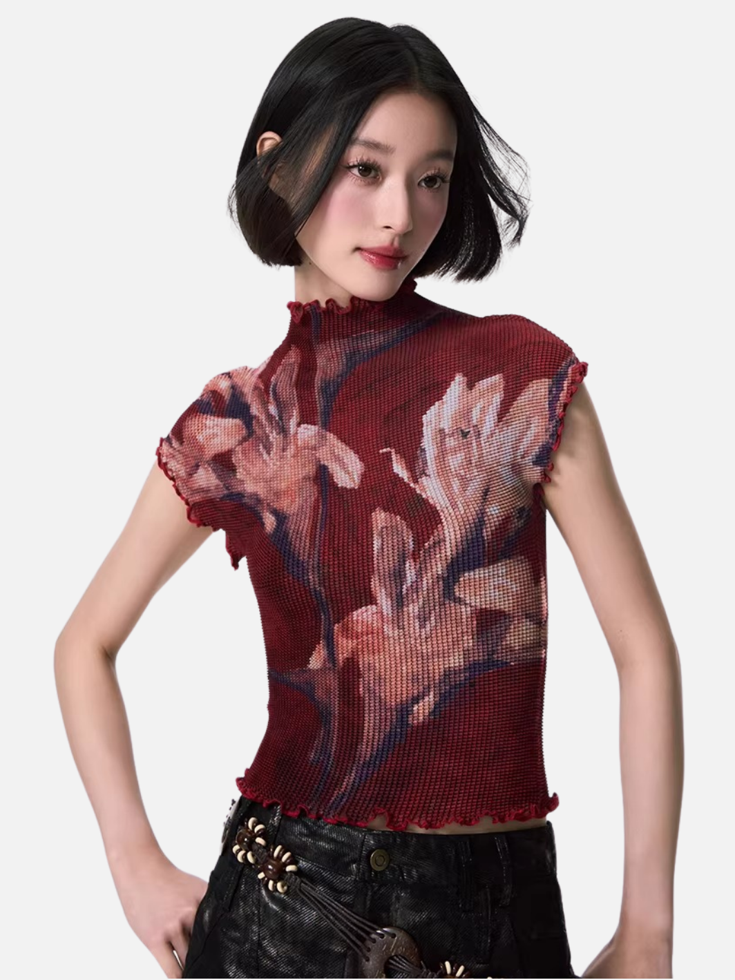 Crimson Static Shortsleeve