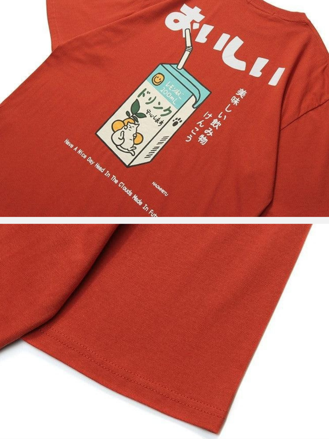 Japanese T-Shirt Kanji Drink