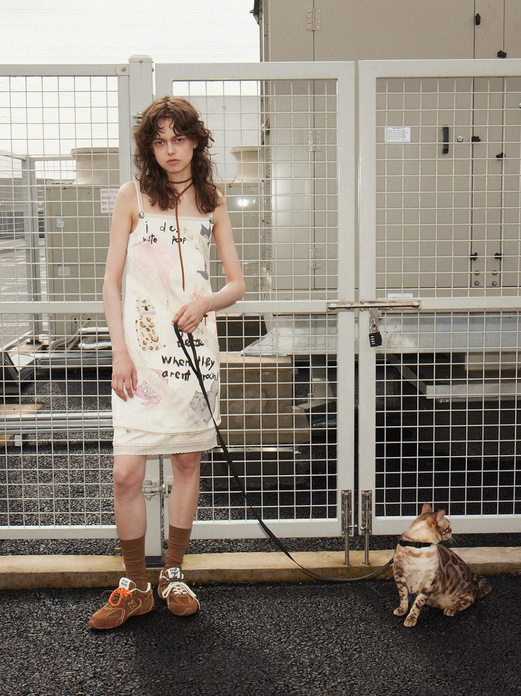Scratchscript Slip Dress