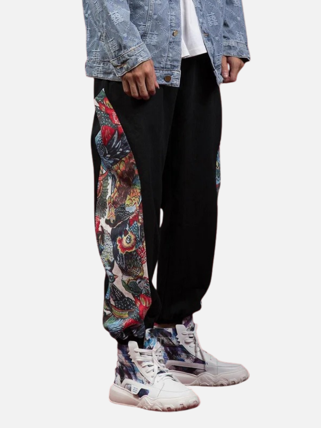 Cotton Pants - Colorful Animal Jungle Pattern