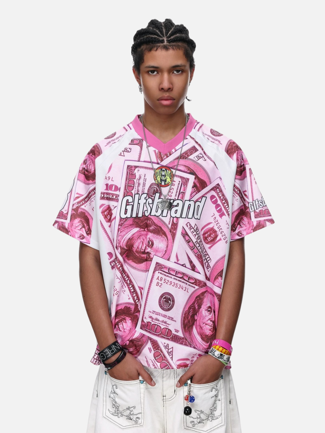 Outlaw Money Print Jersey