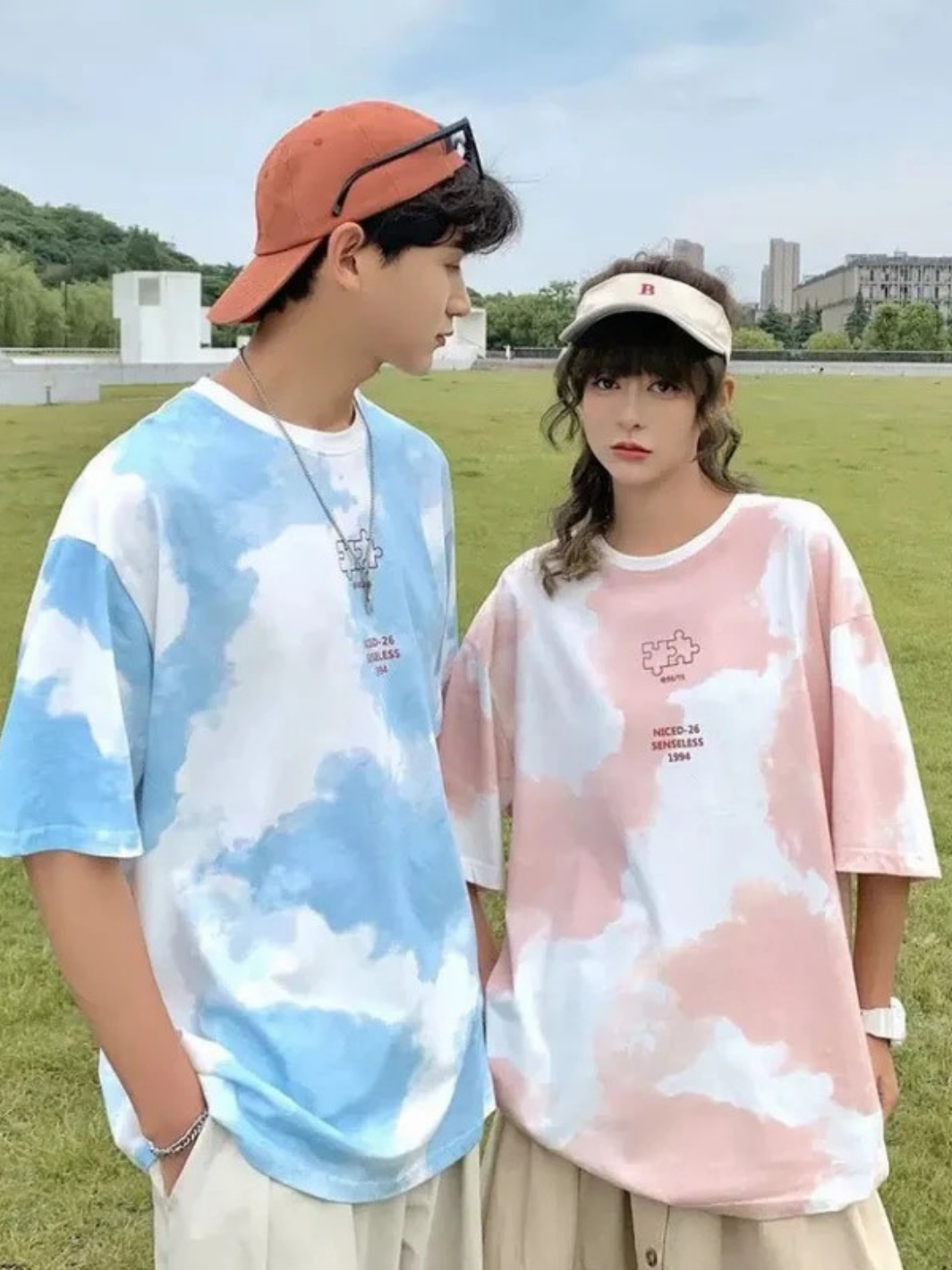 Puzzle Piece Tie-Dye T-Shirt