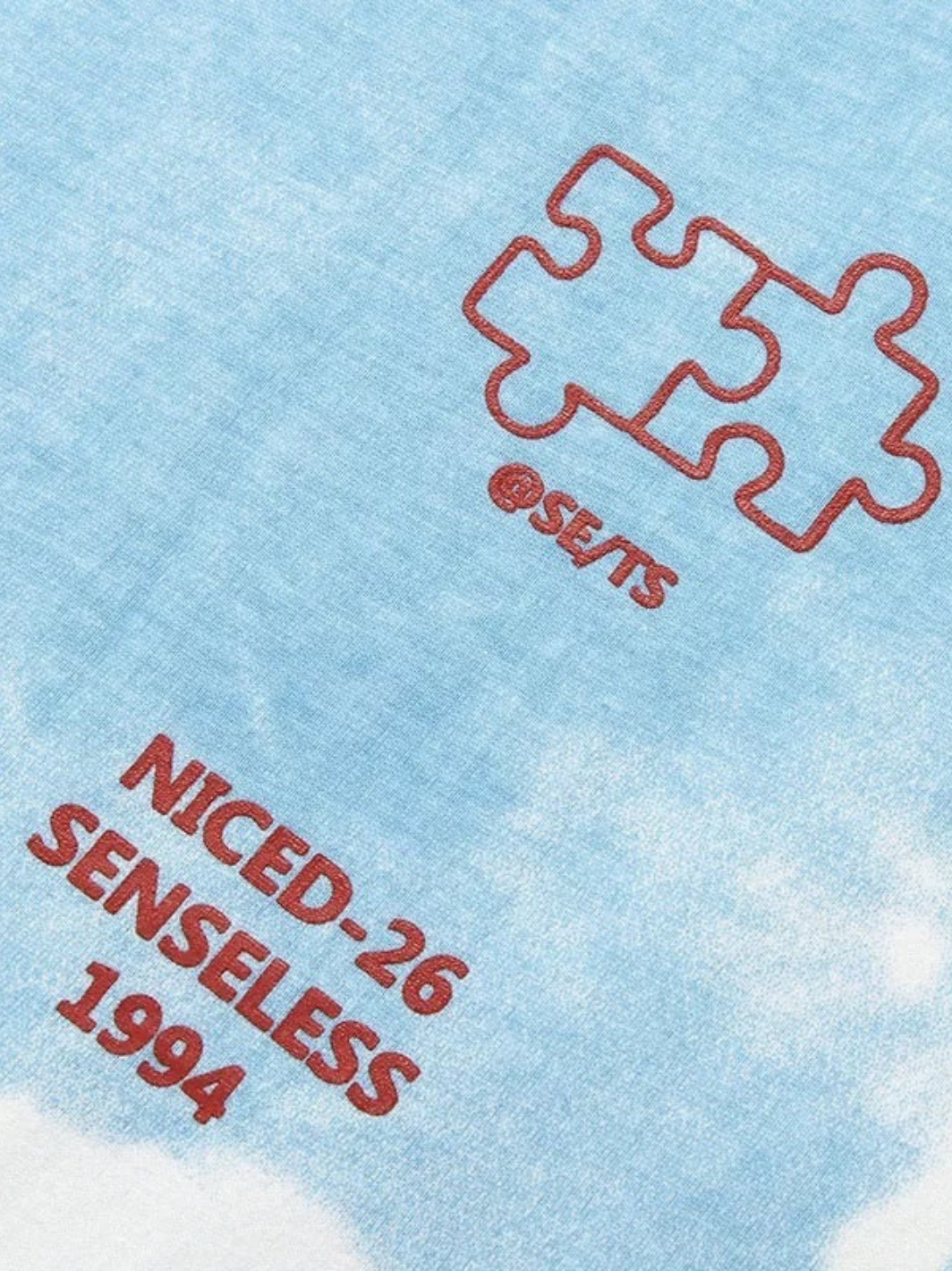 Puzzle Piece Tie-Dye T-Shirt