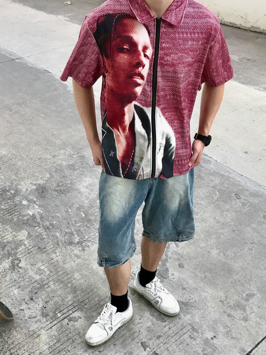 Vice Portrait Zip Shirt