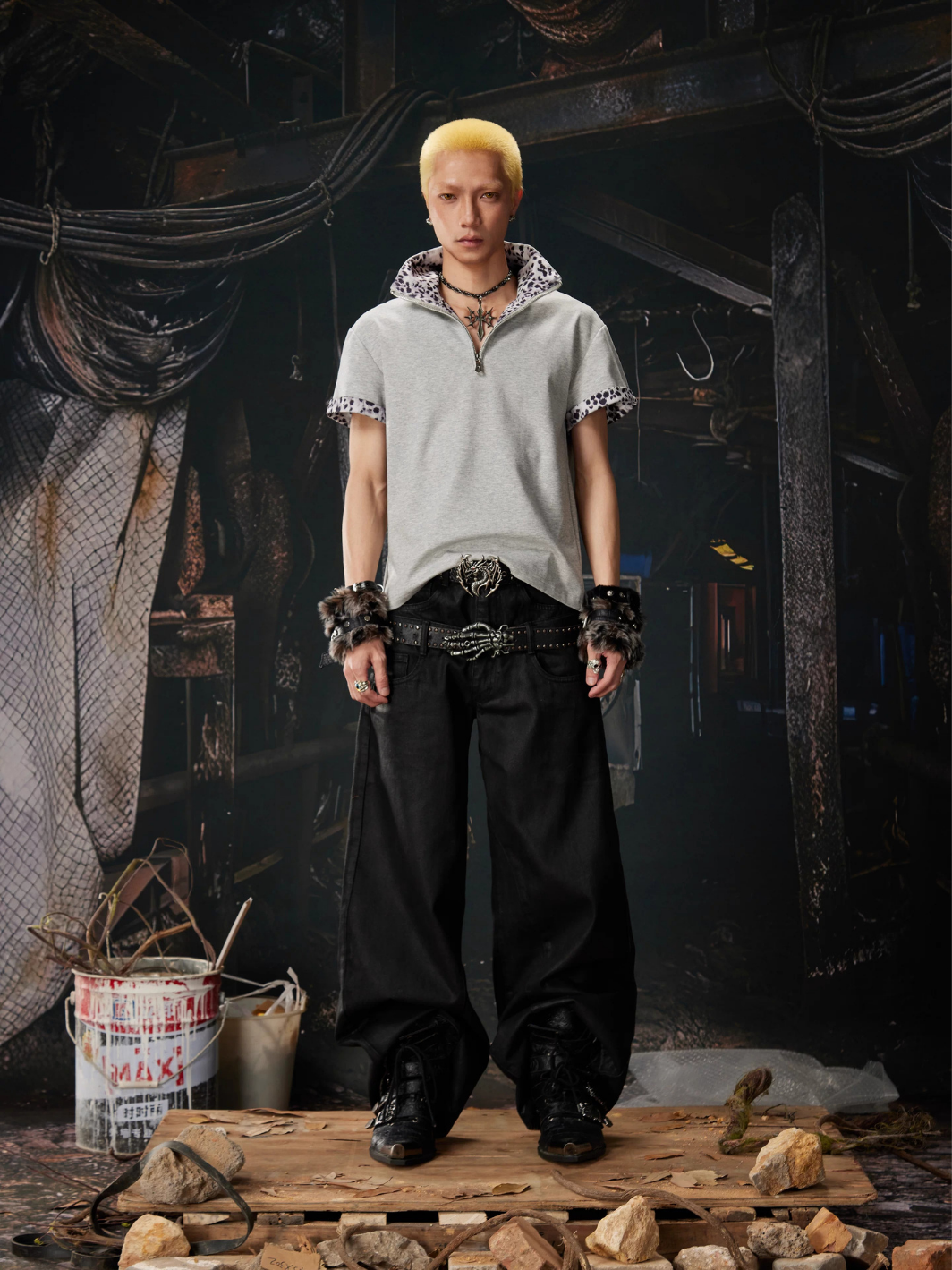 Feral Zip T-shirt