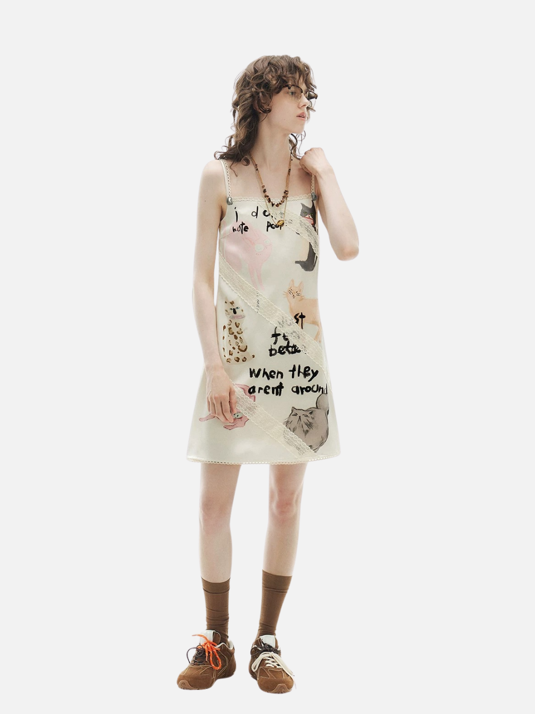 Scratchscript Slip Dress