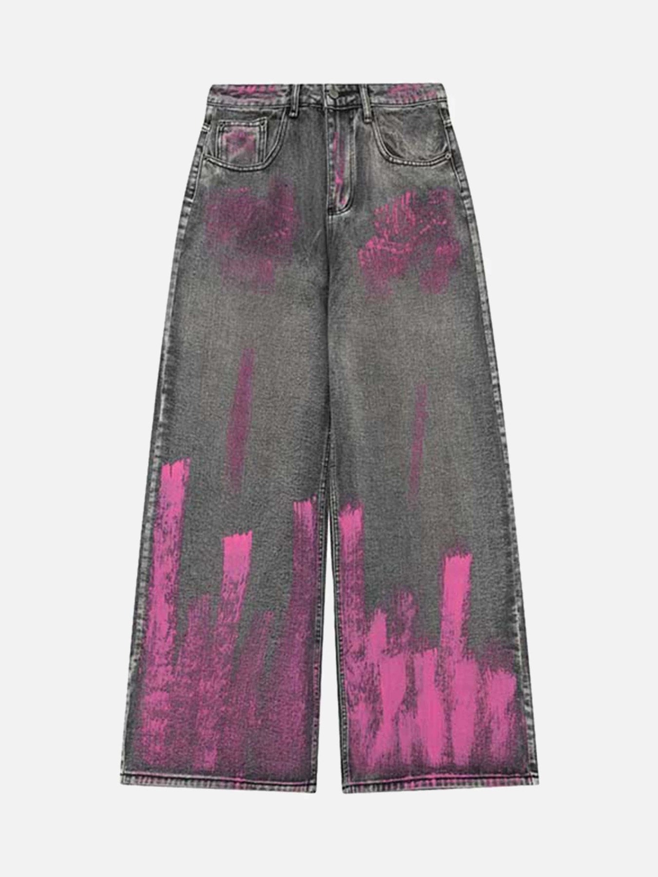 Pink Light Graffiti Special Trousers