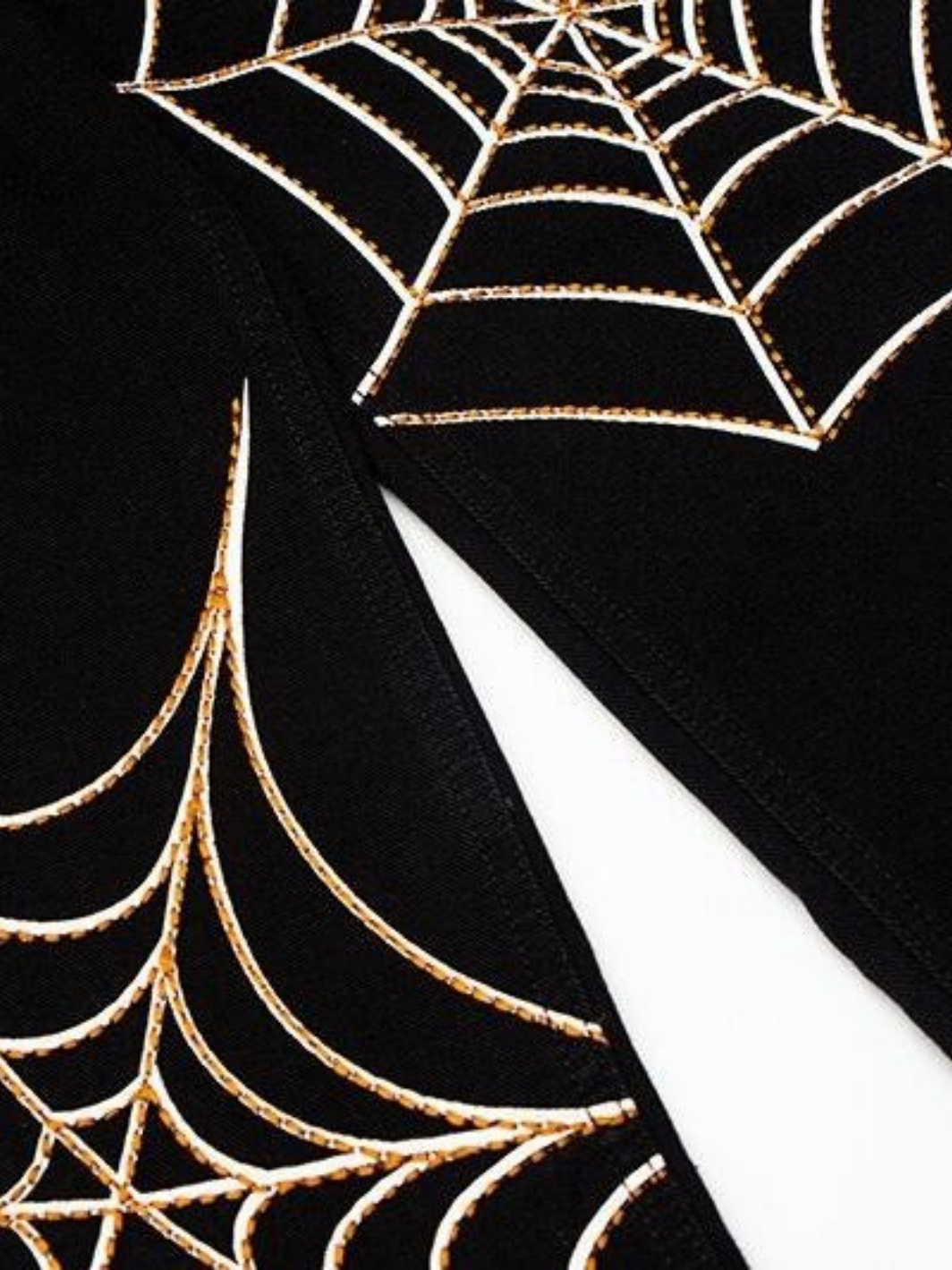 Spider Web Denim Trousers