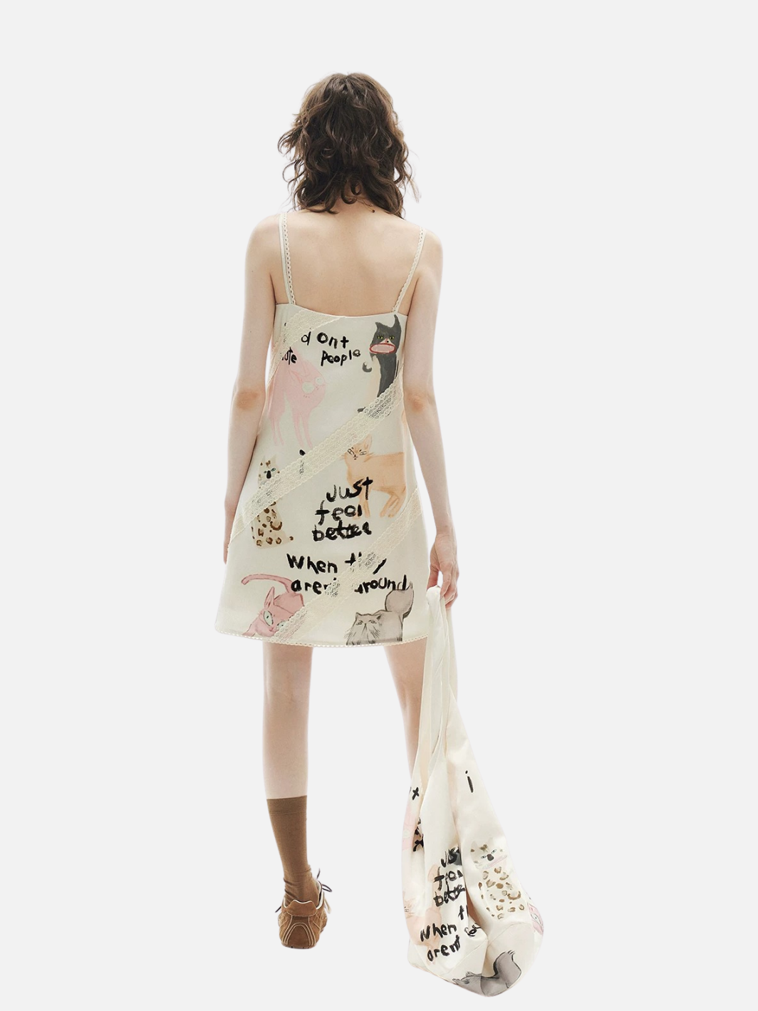 Scratchscript Slip Dress