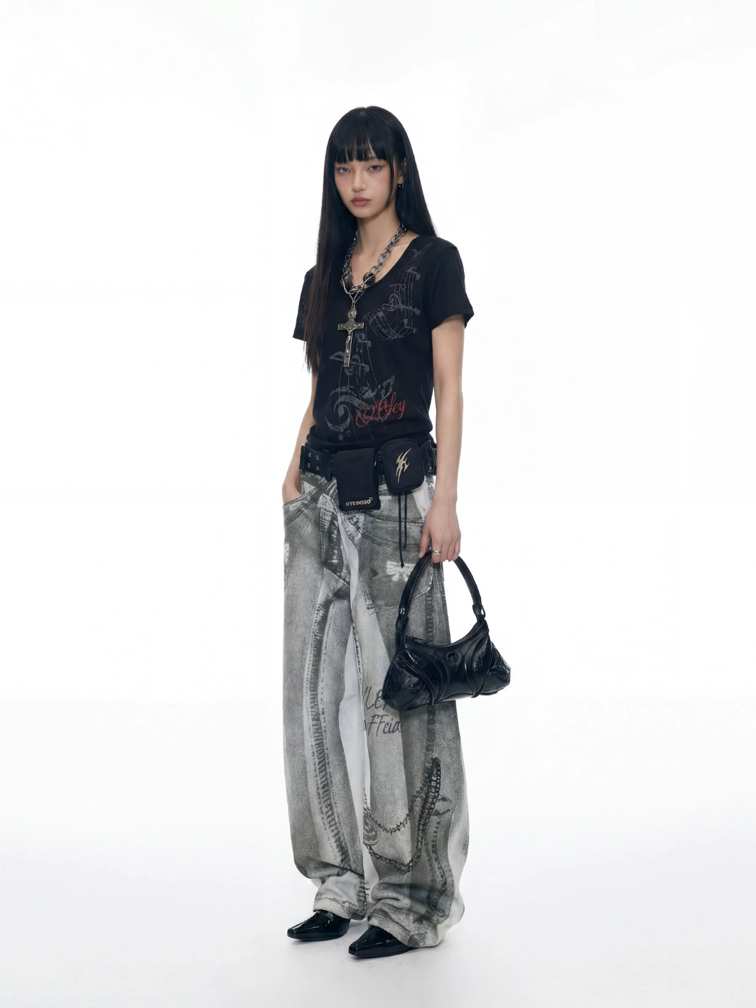 Graffiti Shadow Balloon Jeans