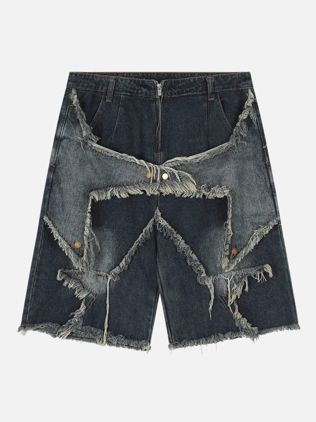Vintage Tassel Star Denim Shorts