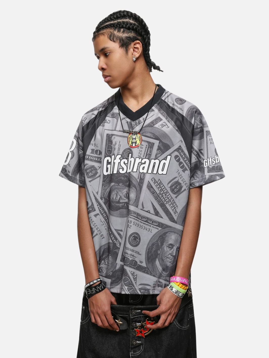 Outlaw Money Print Jersey