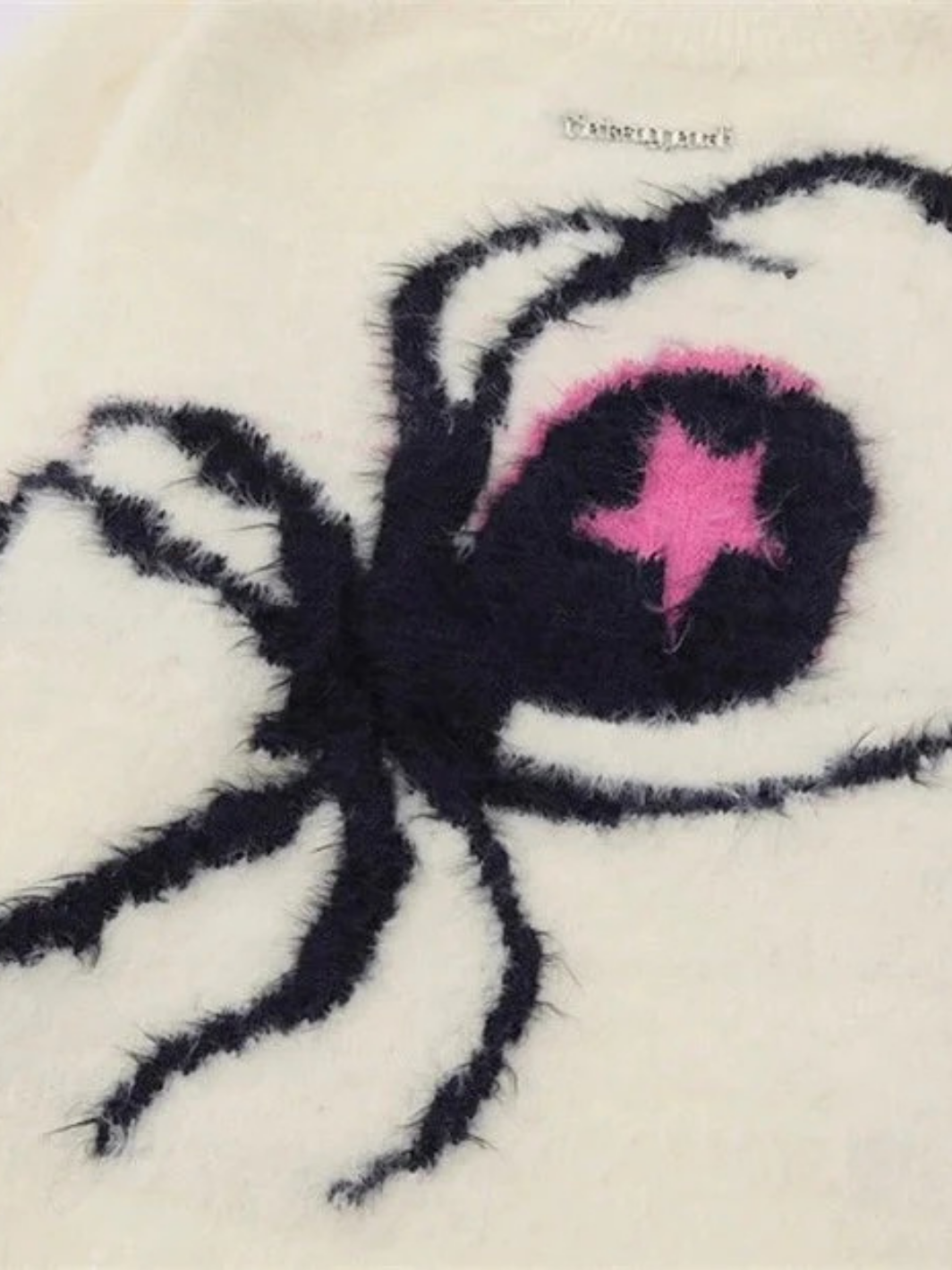 Spider x Star Fluffy Knitted Sweatshirt