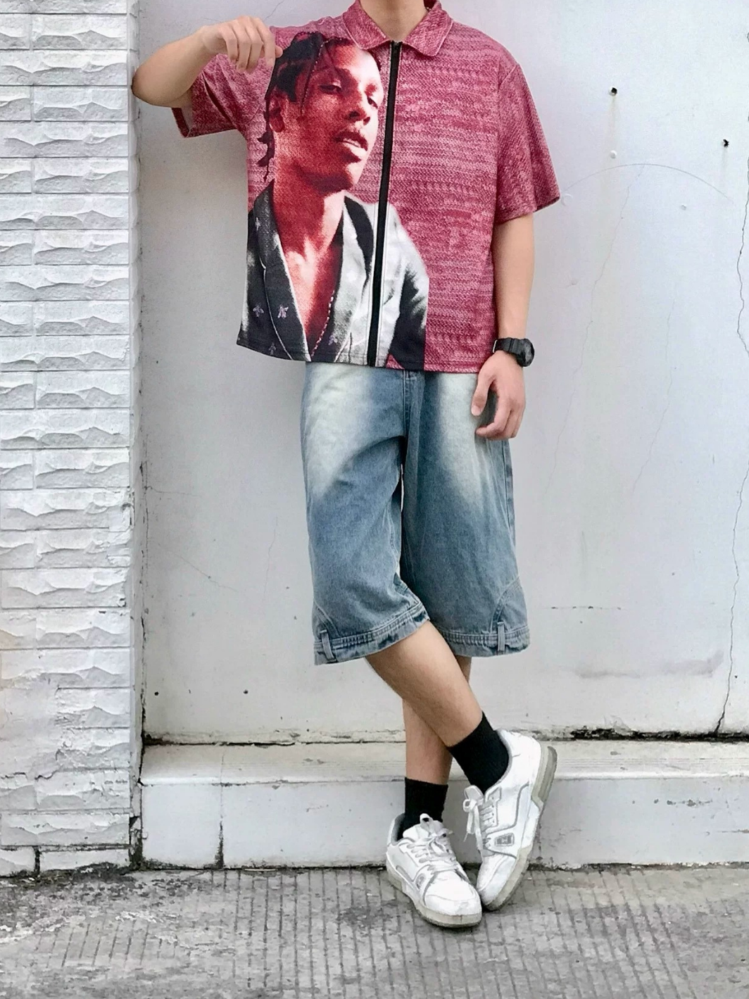 Vice Portrait Zip Shirt