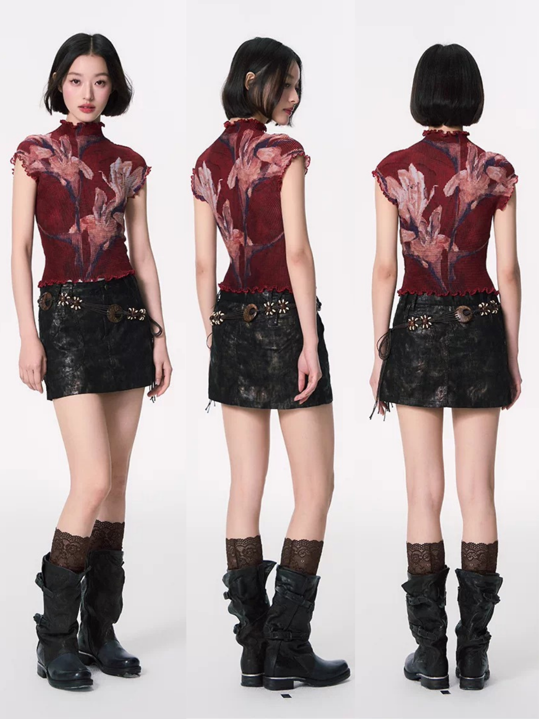 Crimson Static Shortsleeve