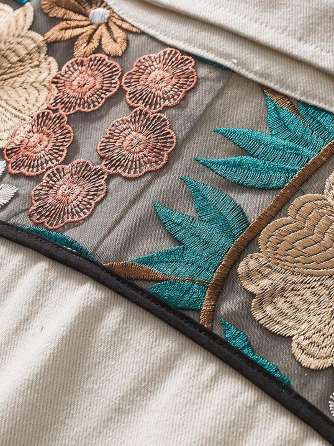 Embroidered Flowers