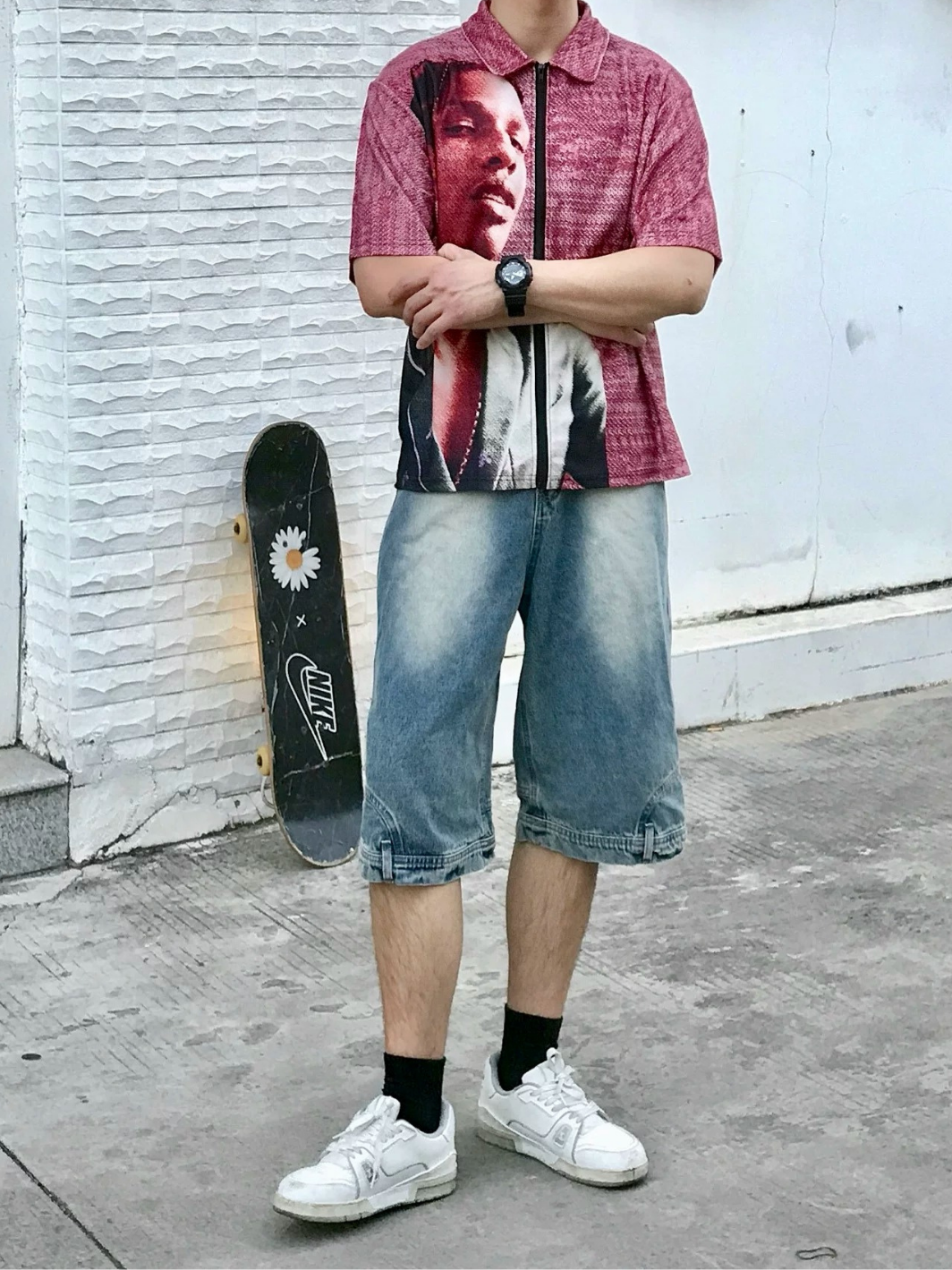 Vice Portrait Zip Shirt