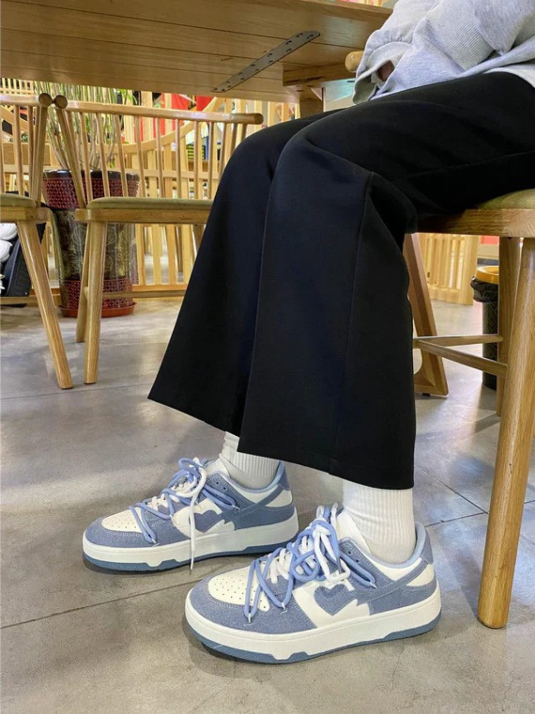 Blue Heart Shoe