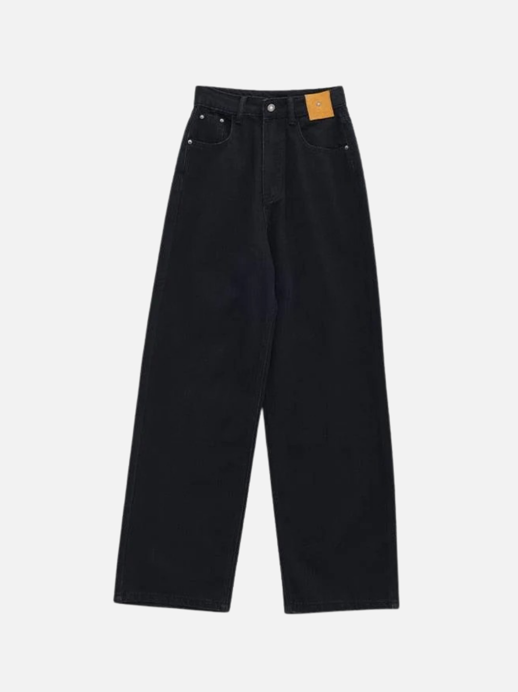 Black Loose Women's Wide Leg Jeans