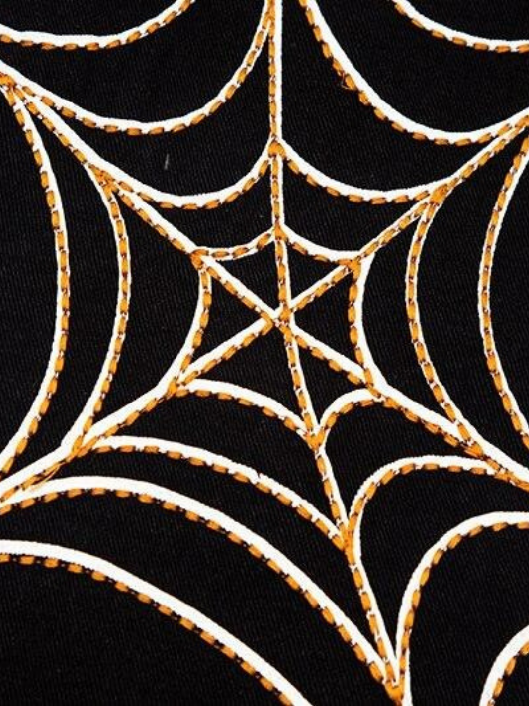Spider Web Denim Trousers